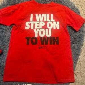 Nike Red Motivational T-Shirt